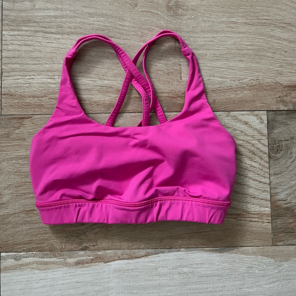 Pink Lululemon Sports Bra